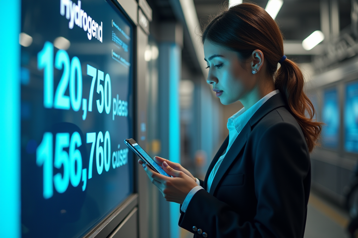 Jeune femme étudiant le prix de l